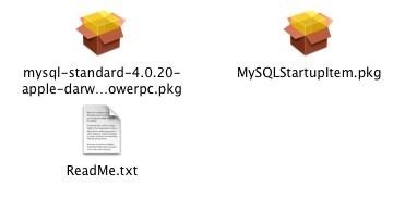 package MySQL